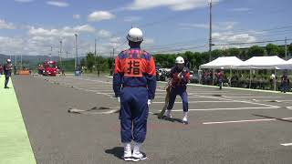 令和5年度守山市消防団ポンプ車操法披露会（前方）