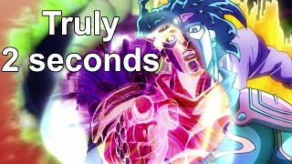 If Jotaro's time stop really was 2 seconds long.