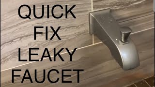 Fix Leaking Faucet or Tap. Save water bill