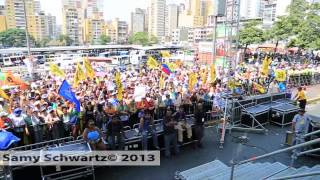 Cierre de Campaña de Henrique Capriles en Caracas, Venezuela