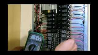 how to repair replace broken circuit breaker - multiple Electric outlet not working - fuse box panel