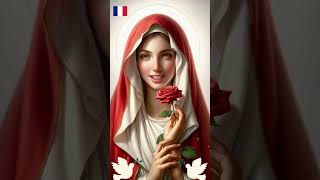 Laissez une rose à Maria. #prière #dieu #amour #foi #2024 #bonheur #famille