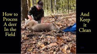 **EDUCATIONAL** How to debone a deer in the field and keep it clean! 750 subs giveaway opportunity!