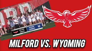 Milford vs. Wyoming, High School Girls Lacrosse Highlights