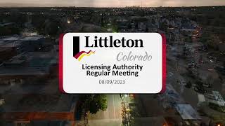 Licensing Authority - Regular Meeting - 08/09/2023