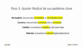 Connexis Leads: 5 pasos para afinar palabras clave