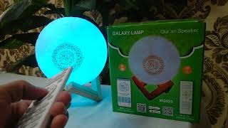 Moon Lamp With RGB Color, Full Quran Pak Audio & Many More / 3D #lights / #Omi Qari