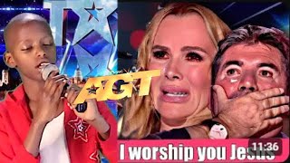 Golden Buzzer African Boy Makes Everyone Cry on American Got talent ||Audution||2024