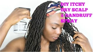 DIY ITCHY SCALP Dry Scalp & DANDRUFF Spray/Jungle Barbie