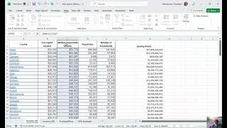 Measures of Dispersion Using ArcGIS Pro and Excel