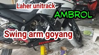 cara ganti laher unitrack cbr 150