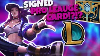 HUNTING FOR THE SIGN PRO LEAGUE CARD | | LIMITED LEAGUE BOX | |