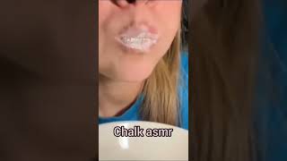 Kisao asmr #mukbang #chalkcrunching #slatepencil