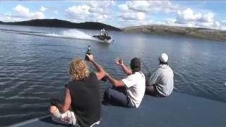 Crazy Snowmobile on Water in Australia