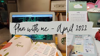 Plan with me for April 2022 // Plan with me for a month // Divyani Savant