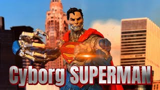 McFarlane Toys DC Multiverse CYBORG SUPERMAN New 52 Unboxing and Review