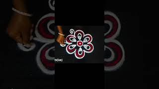 Simple🌹RangoliDesign for Beginners#shorts #ytshorts #trending #youtubeshorts #rangoli #dailyrangoli