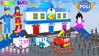 Yuta Mio Sang Penolong Ubah Rumah Jadi Markas Robocar Poli | Yuta Mio Panik Yakuza Serang Markas