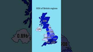 HDI of British regions