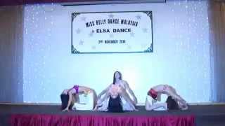 Miss Belly Dance Malaysia Performing "Angels and Demons" (by ELSA Dance)