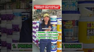 Perbezaan ketahanaan cat mengikut gred