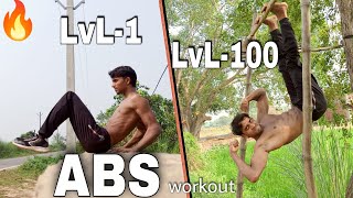 Abs Exercise From Level-1 to Level-100 ( what is your level ) । Shivaz fitzone ।