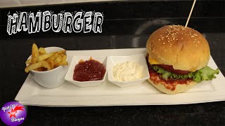 Gerçek Hamburger Tarifi/Hamburger Ekmeği ve Köftesi Nasıl Yapılır