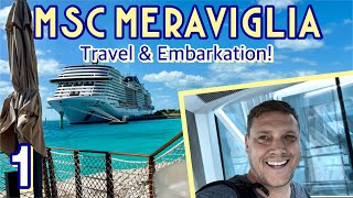 MSC Meraviglia: Air travel, Disney and Universal, & embarking the ship! | PART 1, April 2023