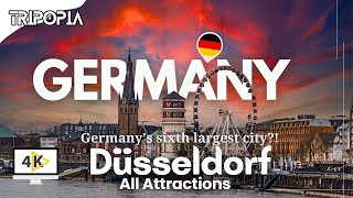 Germany Düsseldorf City Tour 4K: All Top Places to Visit in Dusseldorf Germany