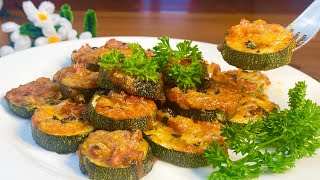 Кабачки вкуснее пиццы! Быстрый ужин за 5 минут! простой и вкусный рецепт!