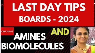 Class 12 Chemistry| Amines & Biomolecules One shot| Boards 2024