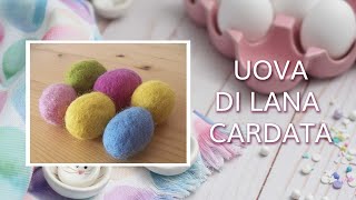 Come fare le uova di lana cardata #Idee di PASQUA