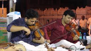 Progressive carnatic jam  Maestro Kumaresh & Akshay part 1