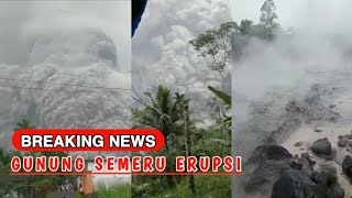 🔴BREAKING NEWS - GUNUNG SEMERU ERUPSI