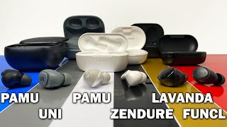 Crowdfunding Earbuds Comparison | Pamu, Uni, Zendure, Lavanda & Funcl | The Idea of Technology