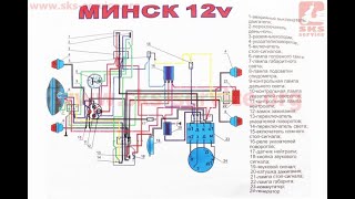 как сделать свет на минск  восход 12v  6v