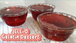 JELL-O Gelatin Dessert || How to make it || Simple and easy recipe