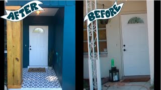 DIY FRONT PORCH MAKEOVER | ON A BUDGET!