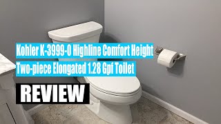 Kohler K-3999-0 Highline Comfort Height Two-piece Elongated 1.28 Gpf Toilet 2021 Review