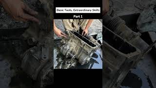 This Young Mechanic is Expert in Rebuilding H-D Manual Transmission || Part 1