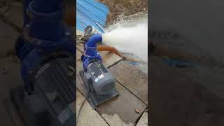 4 inches electric motor pump testing