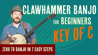 Beginner Clawhammer Banjo Crash Course - Key of C