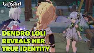 Genshin Impact Cutscene: Dendro Loli Reveals Her True Identity