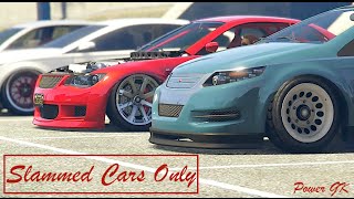 GTA V Slammed Car Meet | Cruising | Stance Lovers Only | GTA 5 | Ps4 RockStar Editor