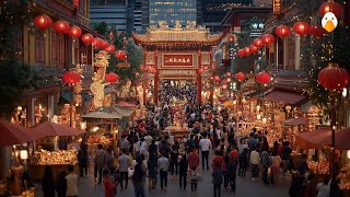 Chinatown, Singapore🇸🇬 Настоящая атмосфера на фестивале середины осени в Сингапуре (4K HDR)