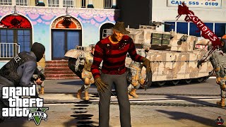 GTA 5 - Freddy Krueger Became A Zombie In GTA-V