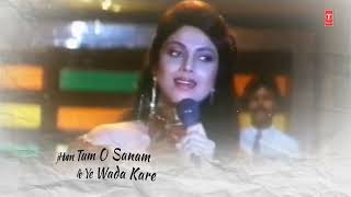 Aaj hum tum o sanam  milke ye wada kare old song shanthi  1991  👍🙏🏻