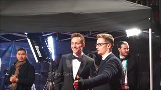 Tom Hiddleston with fans at the BAFTAS 2015