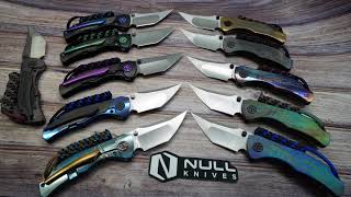 Null Knives Corbin Blade WRX Grace Collaboration - Custom Anodized by Jeff Perkins of JD Cutlery