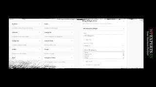 wordpress categories widget